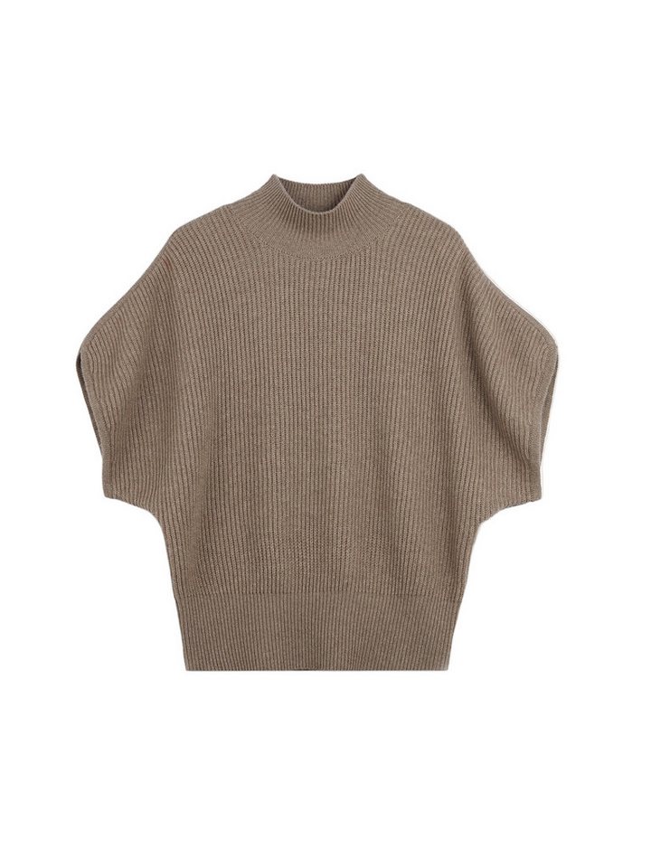 GOBI Cashmere Stricktop Kurzärmeliger Rollkragenpullover aus Kaschmir von GOBI Cashmere