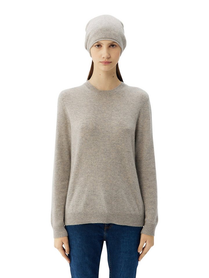 GOBI Cashmere Rundhalspullover 99€ Kaschmir-Set aus Pullover und Mütze von GOBI Cashmere