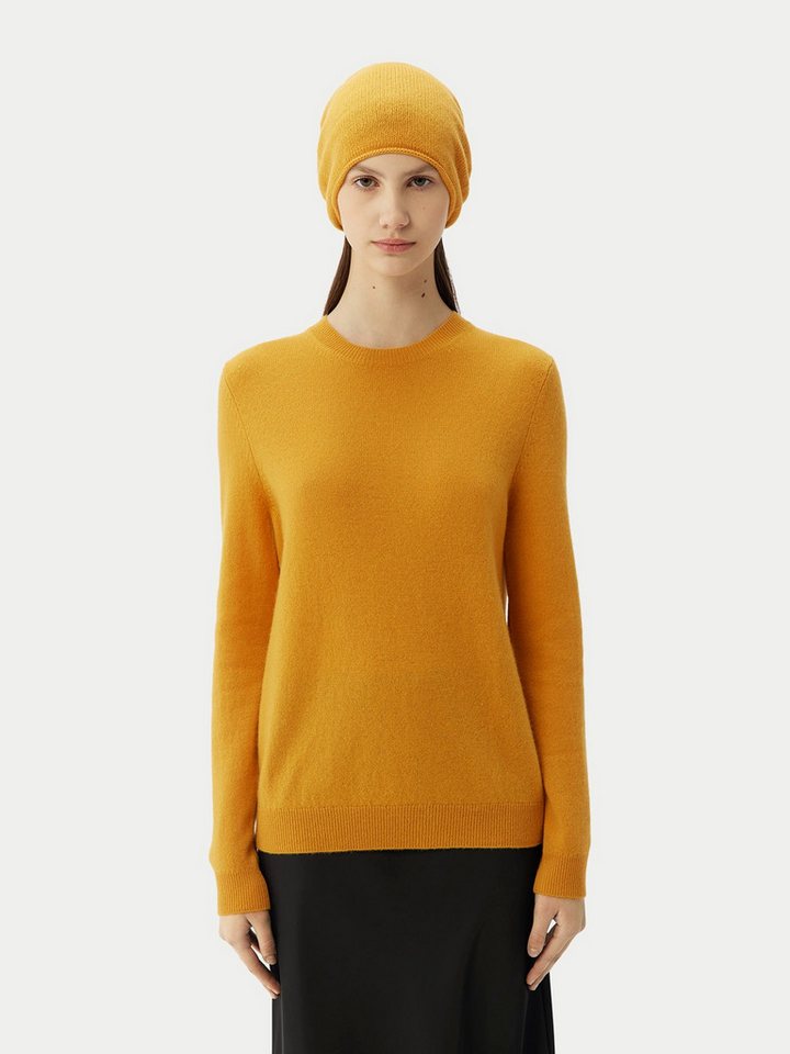 GOBI Cashmere Rundhalspullover 99€ Kaschmir-Set aus Pullover und Mütze von GOBI Cashmere