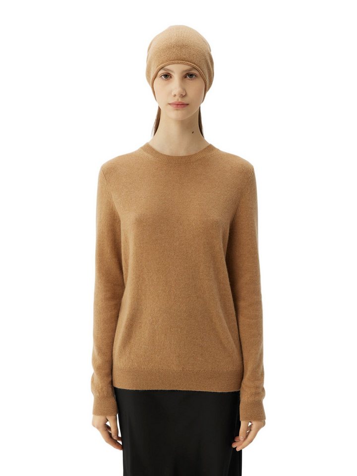 GOBI Cashmere Rundhalspullover 99€ Kaschmir-Set aus Pullover und Mütze von GOBI Cashmere