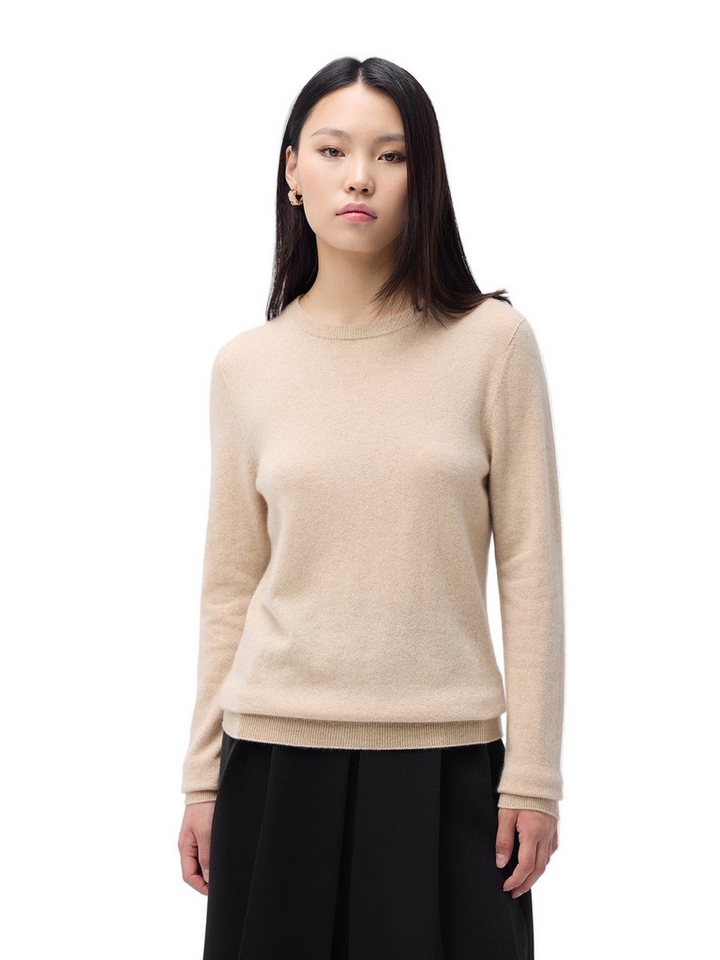 GOBI Cashmere Rundhalspullover Basic Kaschmir-Rundhals-Pullover von GOBI Cashmere
