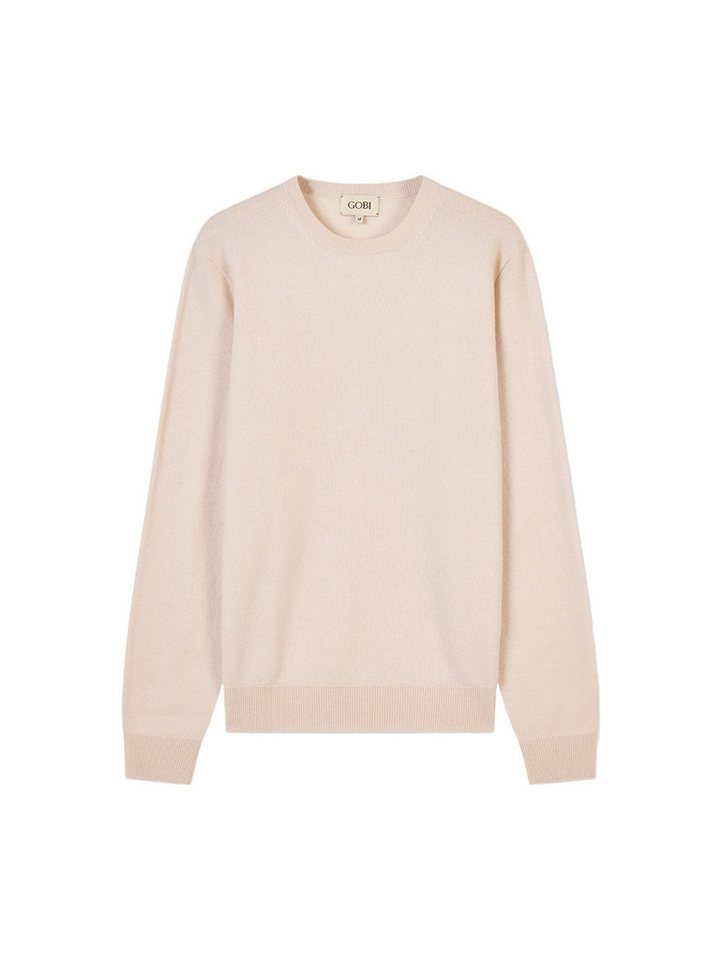 GOBI Cashmere Rundhalspullover Basic Kaschmirpullover mit R-Ausschnitt von GOBI Cashmere