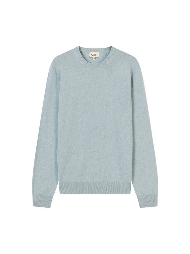 GOBI Cashmere Rundhalspullover Basic Kaschmirpullover mit R-Ausschnitt von GOBI Cashmere