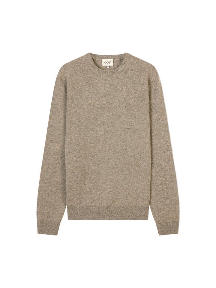 GOBI Cashmere Rundhalspullover Basic Kaschmirpullover mit R-Ausschnitt von GOBI Cashmere