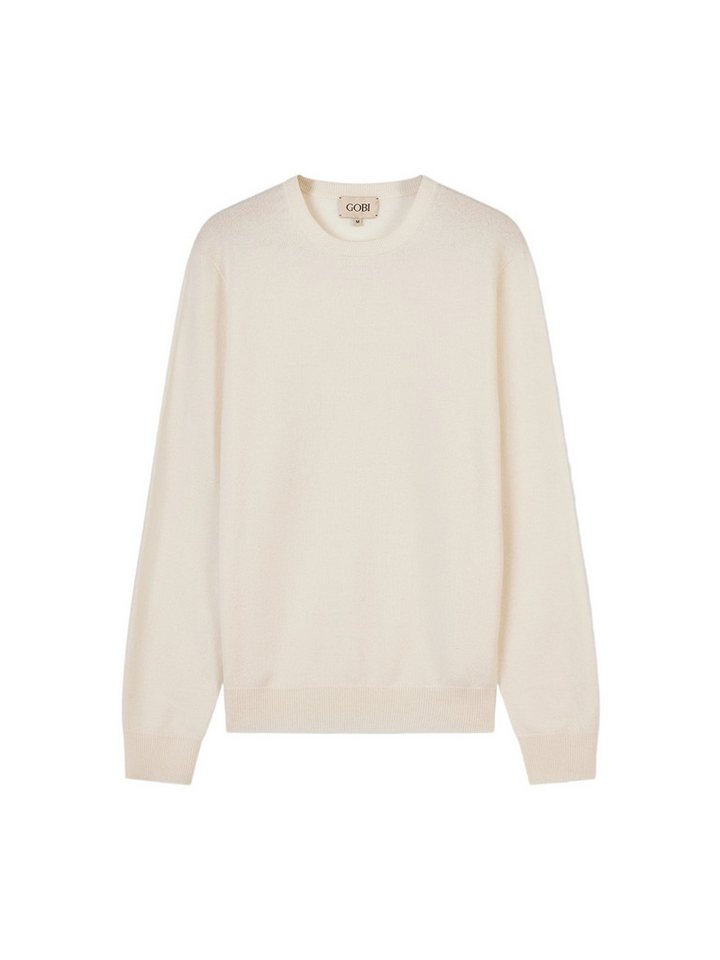 GOBI Cashmere Rundhalspullover Basic Kaschmirpullover mit R-Ausschnitt von GOBI Cashmere