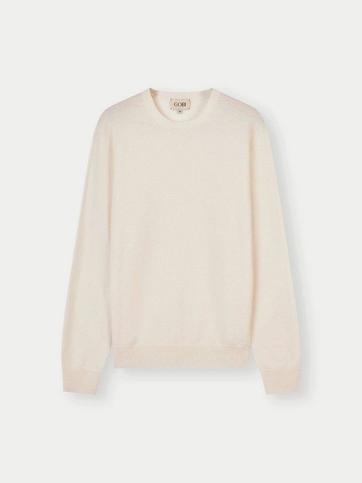 GOBI Cashmere Rundhalspullover Basic Kaschmirpullover mit R-Ausschnitt von GOBI Cashmere