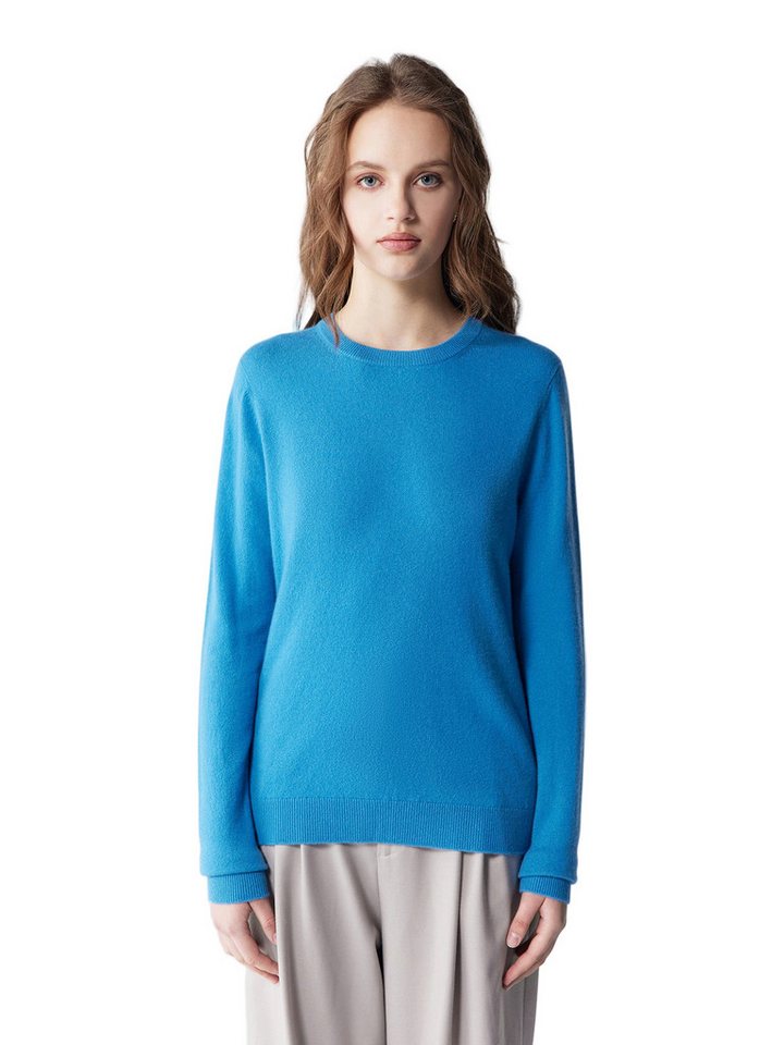 GOBI Cashmere Rundhalspullover Basic R-Ausschnitt Kaschmirpullover von GOBI Cashmere
