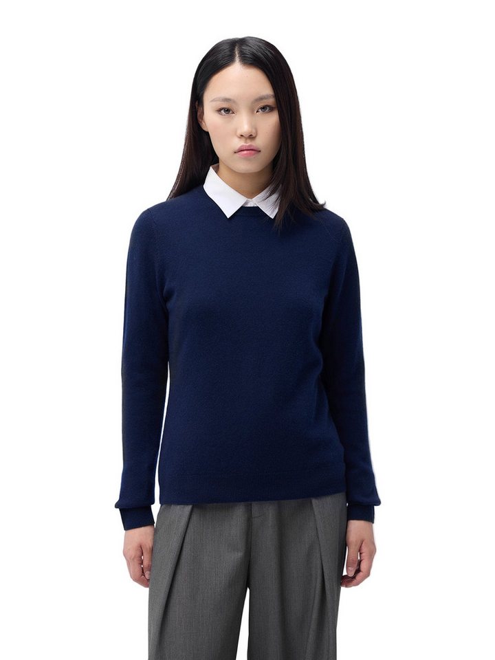 GOBI Cashmere Rundhalspullover Basic R-Ausschnitt Kaschmirpullover von GOBI Cashmere