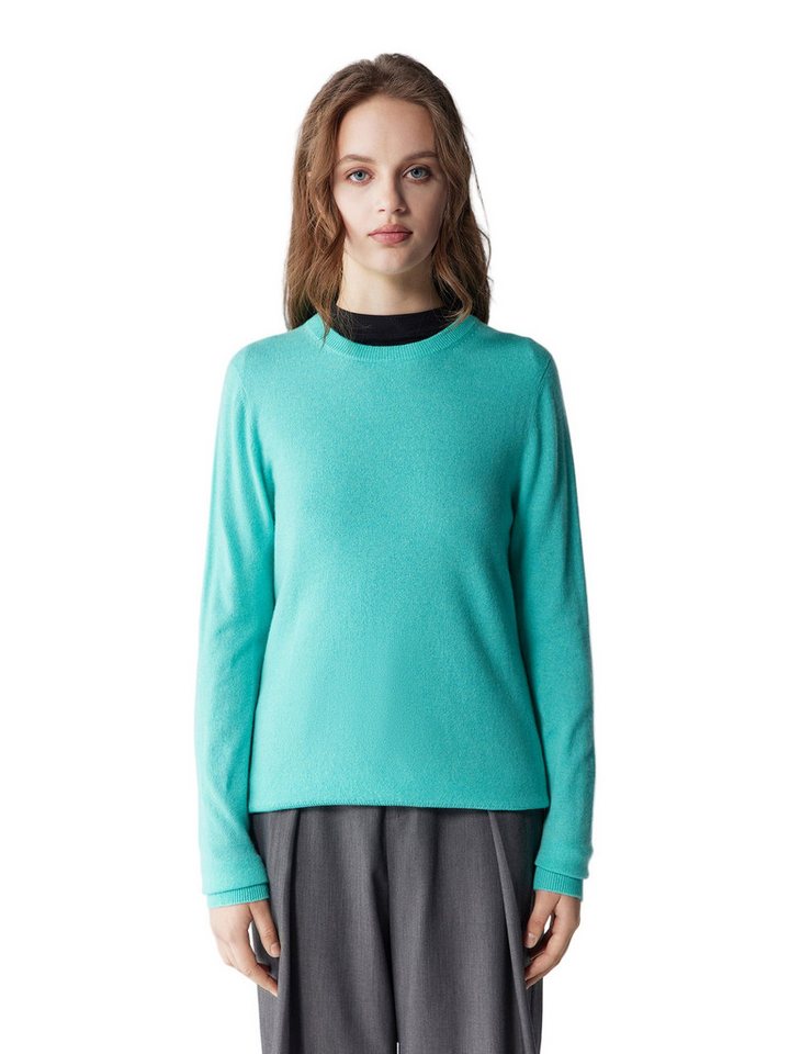 GOBI Cashmere Rundhalspullover Basic R-Ausschnitt Kaschmirpullover von GOBI Cashmere