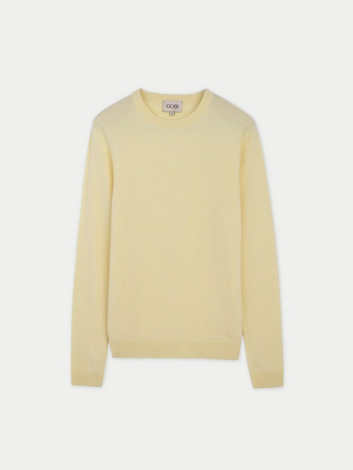 GOBI Cashmere Rundhalspullover Basic R-Ausschnitt Kaschmirpullover von GOBI Cashmere