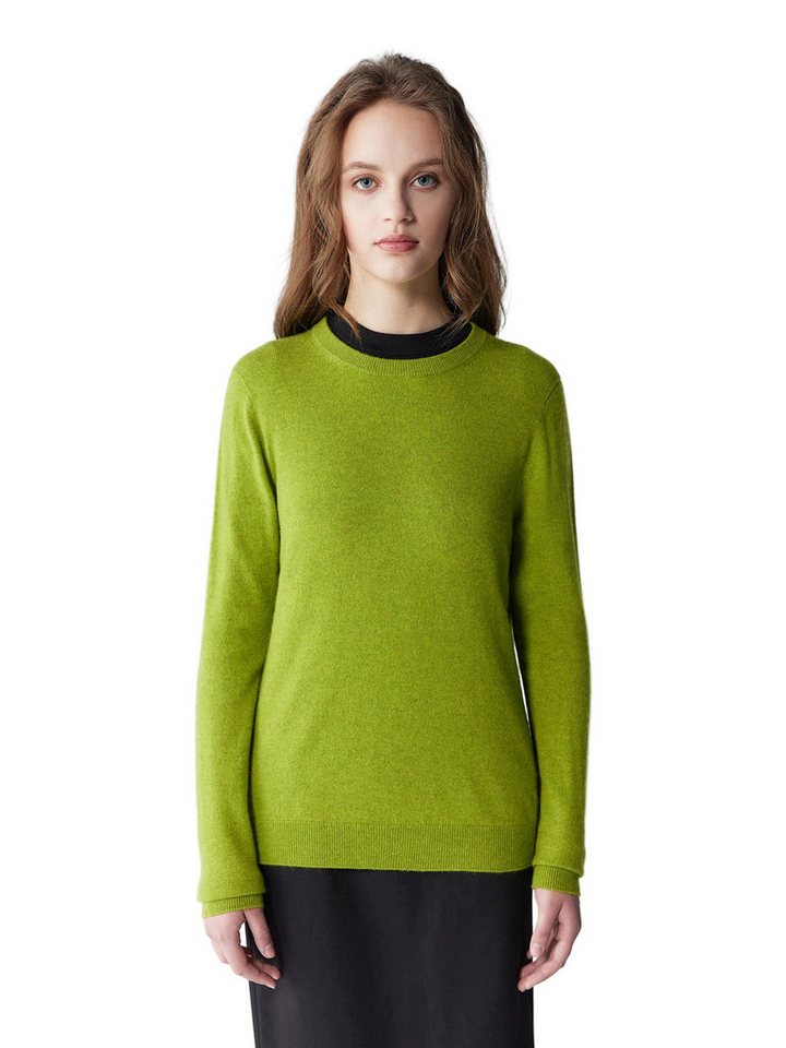 GOBI Cashmere Rundhalspullover Basic R-Ausschnitt Kaschmirpullover von GOBI Cashmere