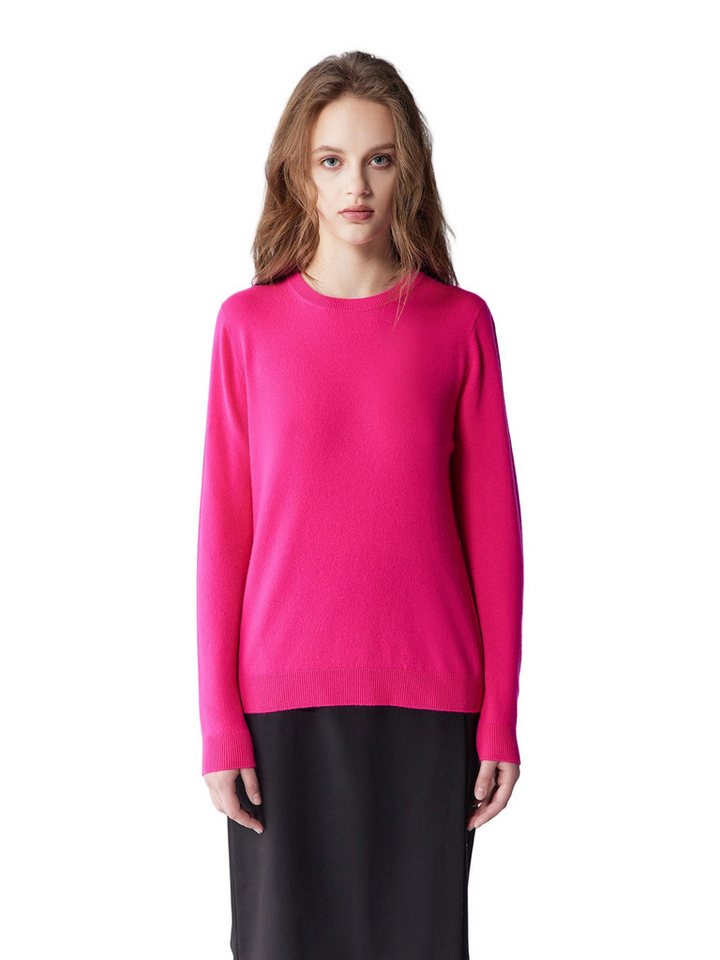 GOBI Cashmere Rundhalspullover Basic R-Ausschnitt Kaschmirpullover von GOBI Cashmere