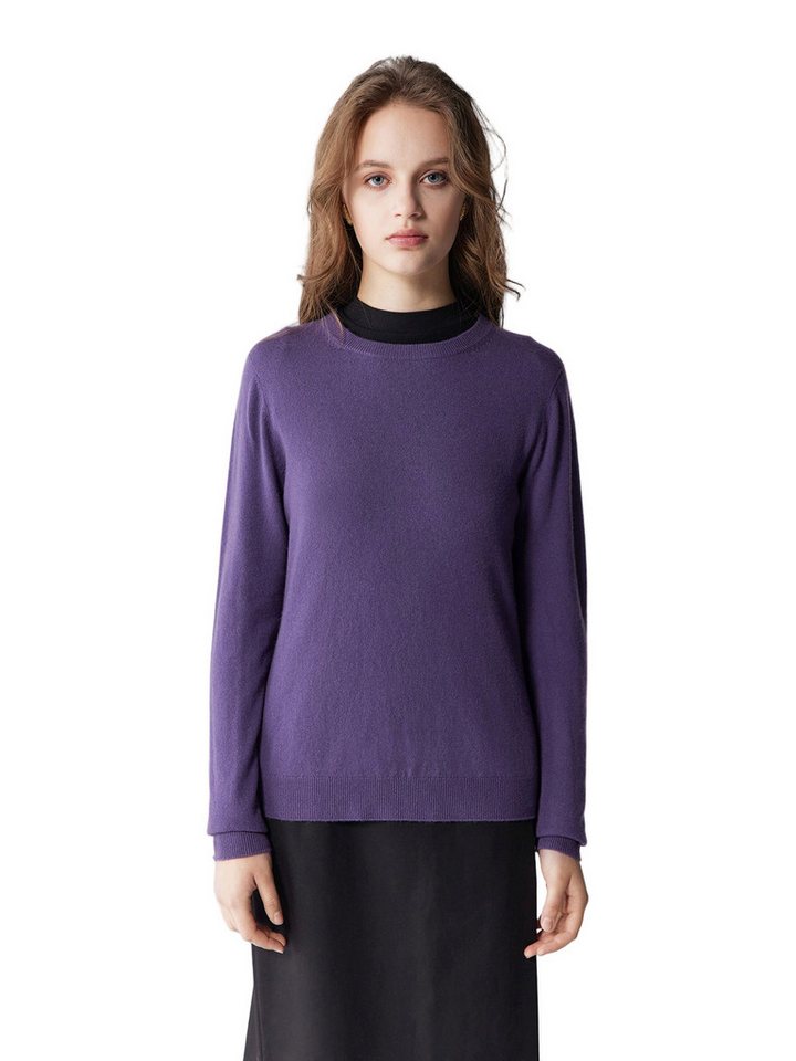 GOBI Cashmere Rundhalspullover Basic R-Ausschnitt Kaschmirpullover von GOBI Cashmere