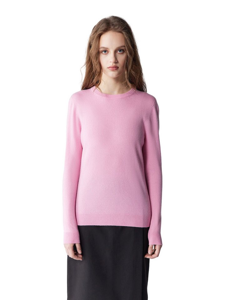 GOBI Cashmere Rundhalspullover Basic R-Ausschnitt Kaschmirpullover von GOBI Cashmere