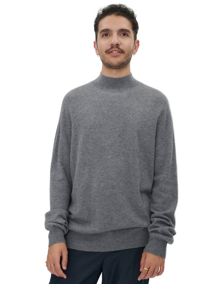 GOBI Cashmere Rundhalspullover Basic Stehkragenpullover aus Kaschmir von GOBI Cashmere