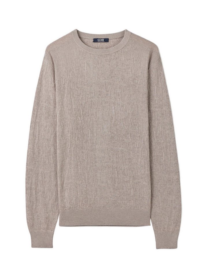 GOBI Cashmere Rundhalspullover Leichter Pullover aus Seide-Kaschmir von GOBI Cashmere
