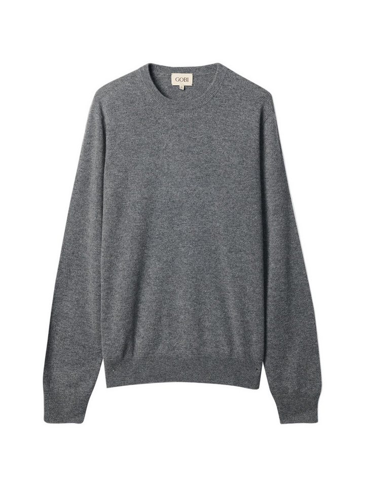 GOBI Cashmere Rundhalspullover Kaschmir Basic Pullover mit Rundhalsausschnitt von GOBI Cashmere