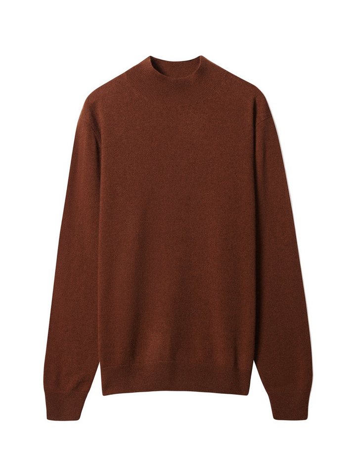 GOBI Cashmere Rundhalspullover Kaschmir-Pullover mit Stehkragen von GOBI Cashmere