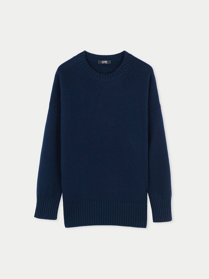 GOBI Cashmere Rundhalspullover Locker geschnittener Kaschmirpullover von GOBI Cashmere