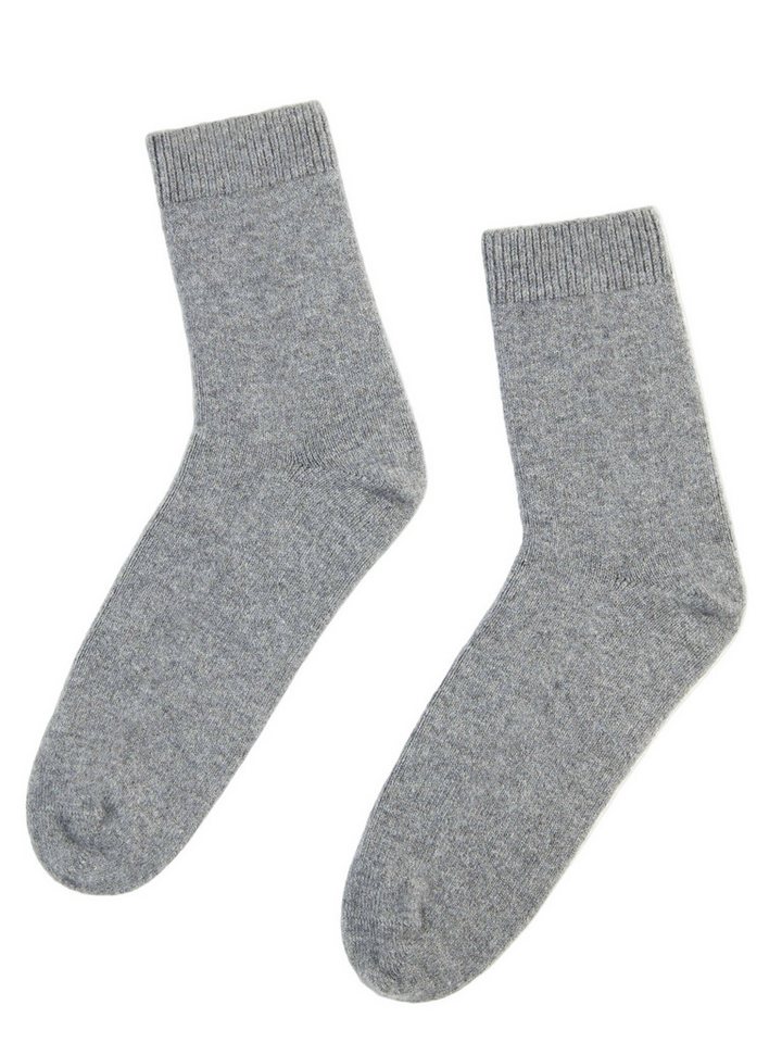 GOBI Cashmere Socken Unisex Kaschmir Rippenstrick-Bettsocken von GOBI Cashmere