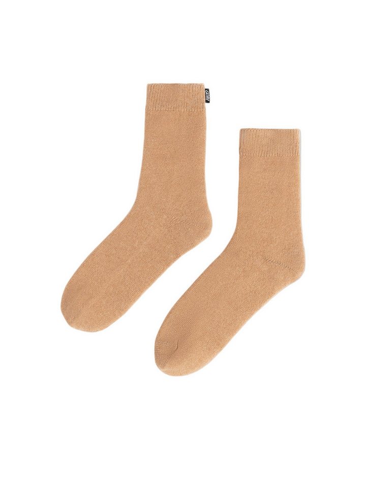 GOBI Cashmere Socken Unisex Kaschmir Rippenstrick-Bettsocken von GOBI Cashmere