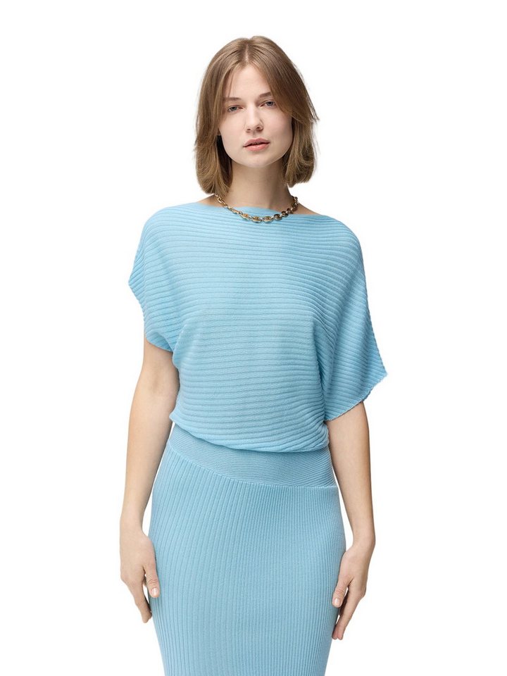 GOBI Cashmere Strickkleid Asymmetrisches Kleid aus Kaschmir-Seide von GOBI Cashmere