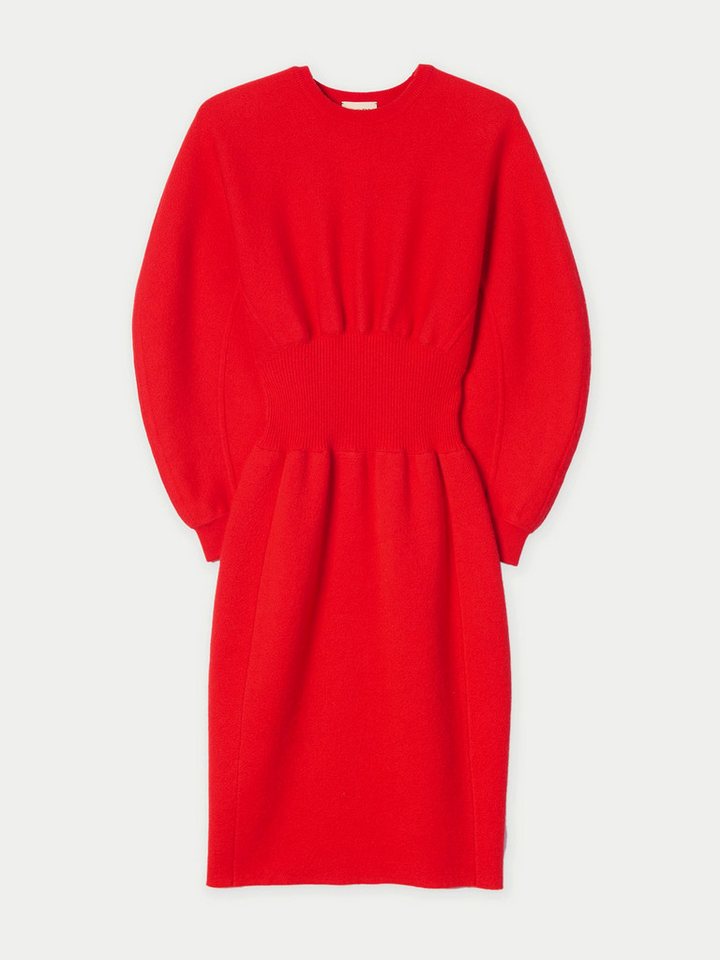 GOBI Cashmere Strickkleid Kaschmir-Kleid mit skulpturaler Silhouette von GOBI Cashmere