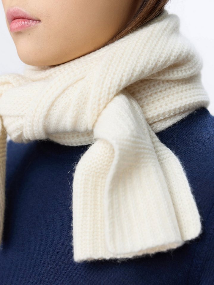 GOBI Cashmere Strickschal Breitgerippter Strickschal von GOBI Cashmere