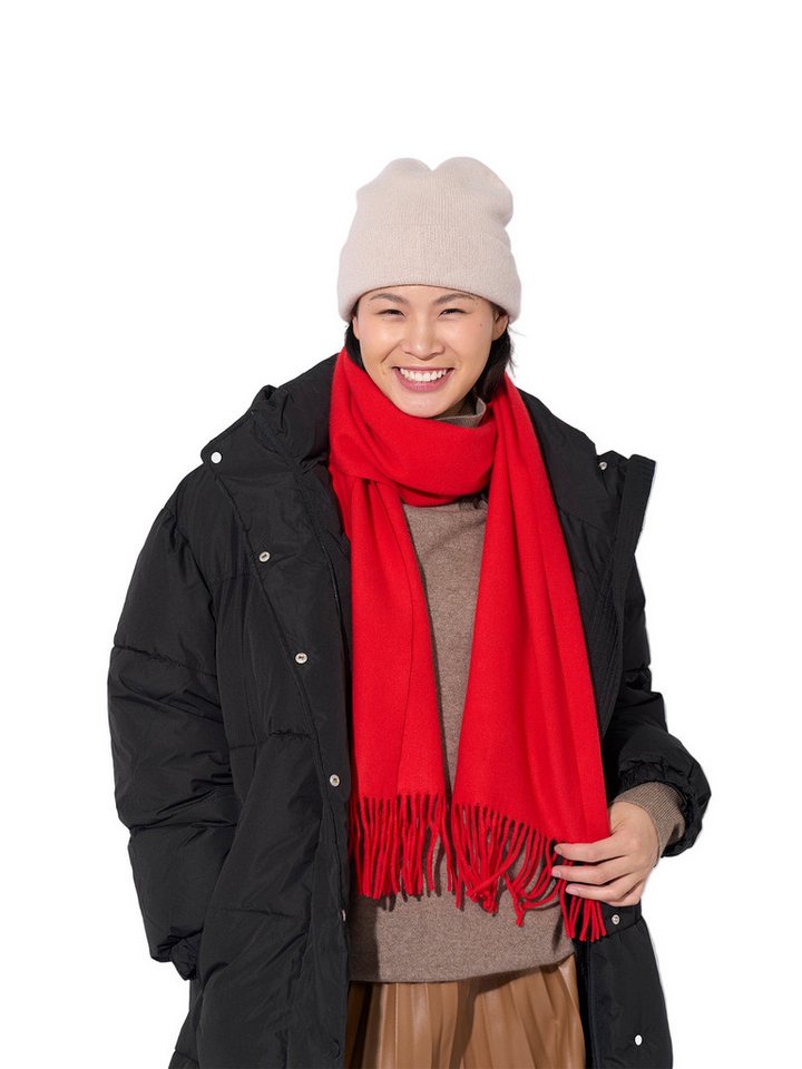 GOBI Cashmere Strickschal Kaschmirschal mit Fransen von GOBI Cashmere