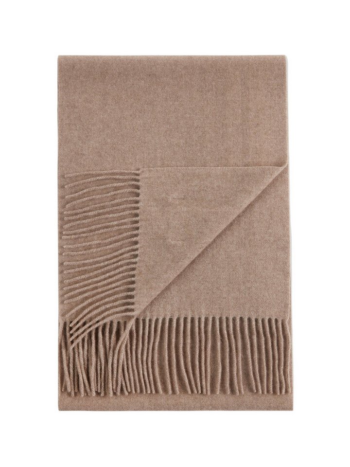 GOBI Cashmere Strickschal Naturfarbe Schal mit Fransen von GOBI Cashmere