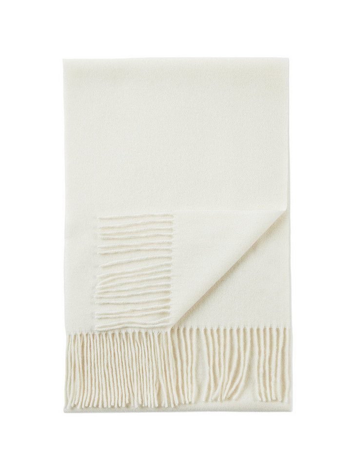 GOBI Cashmere Strickschal Naturfarbe Schal mit Fransen von GOBI Cashmere