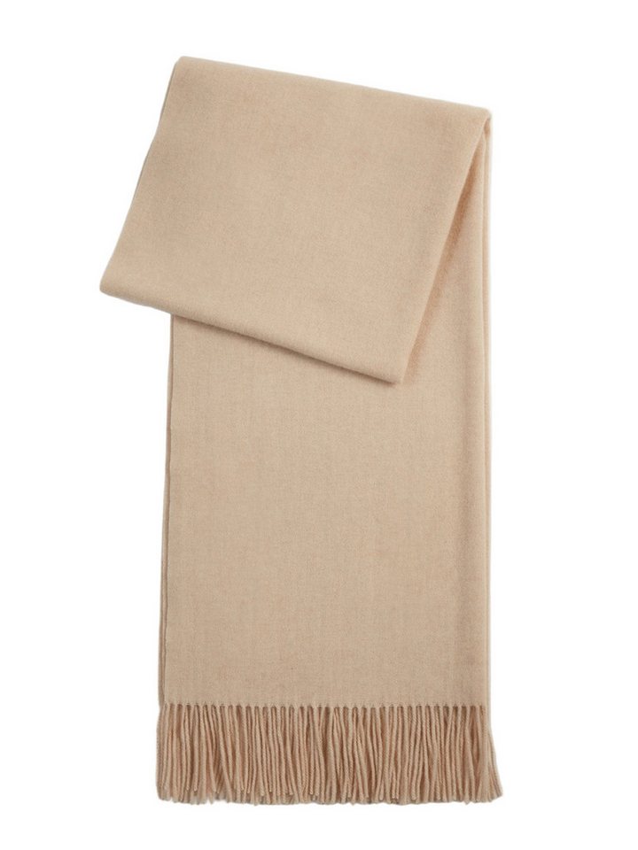 GOBI Cashmere Strickschal Naturfarbe Übergroßer gewebter Kaschmirschal von GOBI Cashmere