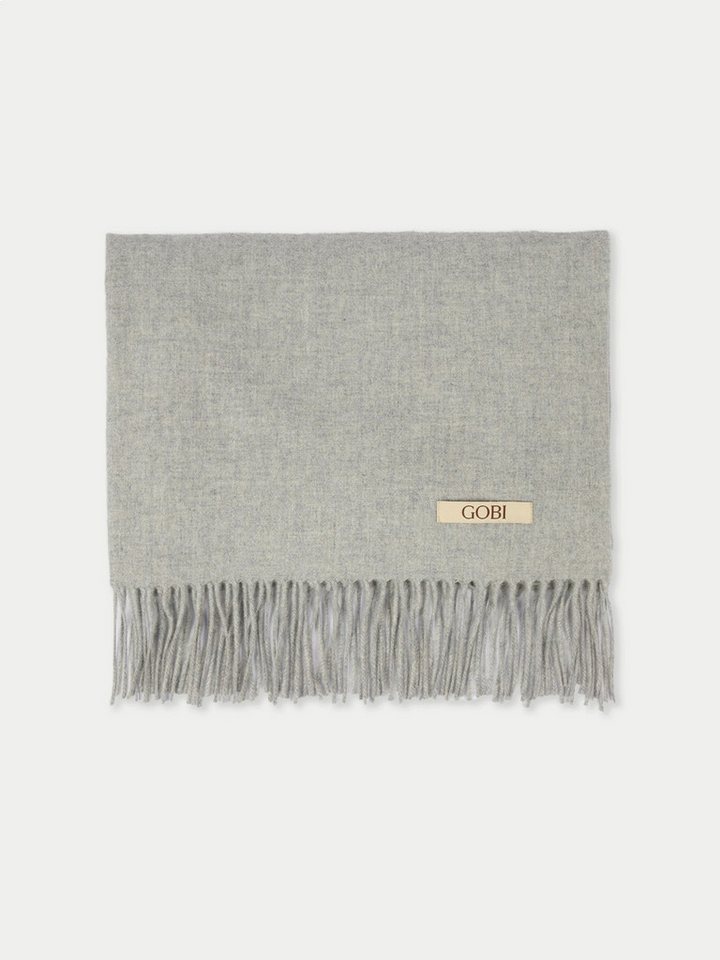 GOBI Cashmere Strickschal Weiter Fransenschal von GOBI Cashmere