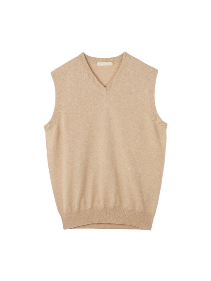 GOBI Cashmere Strickweste Basic Kaschmirweste mit V-Ausschnitt von GOBI Cashmere