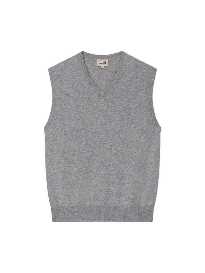 GOBI Cashmere Strickweste Zeitlose Kaschmirweste mit V-Ausschnitt von GOBI Cashmere