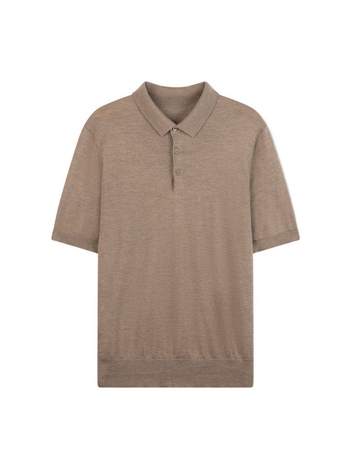 GOBI Cashmere T-Shirt Herren Klassisches Polo-Shirt mit kurzen Ärmeln von GOBI Cashmere