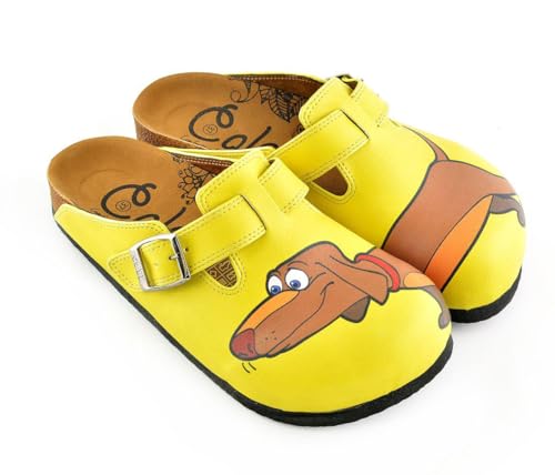 GOBY Clogs Schuhe für Damen – Handgefertigte Premiumqualität - Mädchen- und Damenschuhe für den Alltag - Farbiger Druck - Bequem & Langlebig - Eva-Sohle – Grundschul-Zeichnungen von GOBY