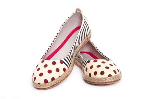 GOBY Damen Ballerinas - Bequeme Slip-On-Ballettschuhe - Damenschuhe für Spaziergänge - Komfortable weiche Damen-Fußbekleidung & lässige Ballettschuhe von GOBY