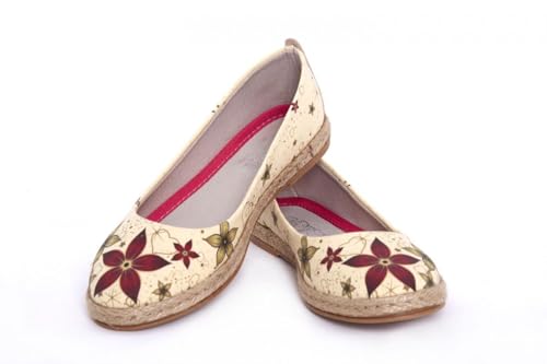 GOBY Damen Ballerinas - Bequeme Slip-On-Ballettschuhe - Damenschuhe für Spaziergänge - Komfortable weiche Damen-Fußbekleidung & lässige Ballettschuhe GOBY Damen Ballerinas - Bequeme Slip-On-Ballettschuhe - Damenschuhe für Spaziergänge - Komfortable weiche Damen-Fußbekleidung & lässige Ballettschuhe von GOBY