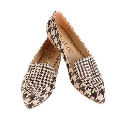 GOBY Damen Ballerinas - Bequeme Slip-On-Ballettschuhe - Damenschuhe für Spaziergänge - Komfortable weiche Damen-Fußbekleidung & lässige Ballettschuhe von GOBY