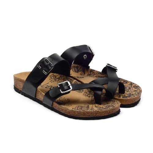 GOBY Damen Freizeit-Sandalen mit Riemchen – Verstellbare Schnalle, Bequeme wasserfreundliche Outdoorsandale für den Sommer, Linderung bei Plantarfasziitis GOBY Damen Freizeit-Sandalen mit Riemchen – Verstellbare Schnalle, Bequeme wasserfreundliche Outdoorsandale für den Sommer, Linderung bei Plantarfasziitis von GOBY