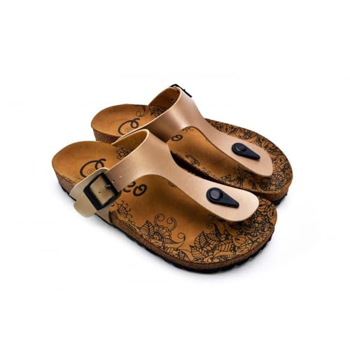 GOBY Damen Freizeit-Sandalen mit Riemchen – Verstellbare Schnalle, Bequeme wasserfreundliche Outdoorsandale für den Sommer, Linderung bei Plantarfasziitis von GOBY