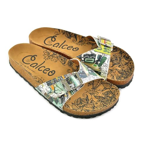 GOBY Damen Freizeit-Sandalen mit Riemchen – Verstellbare Schnalle, Bequeme wasserfreundliche Outdoorsandale für den Sommer, Linderung bei Plantarfasziitis von GOBY
