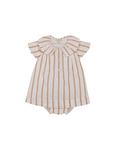 GOCCO Baby - Mädchen Vestido Rayas Kleid, Blanco ROTO, von Gocco