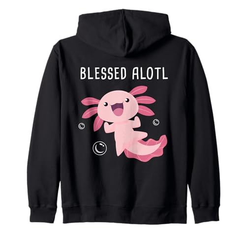 Blessed Alotl – Axolotl Christian Faith Adult & Kids Kapuzenjacke von GOD Loves You Alotl – Axolotl Christian Faith