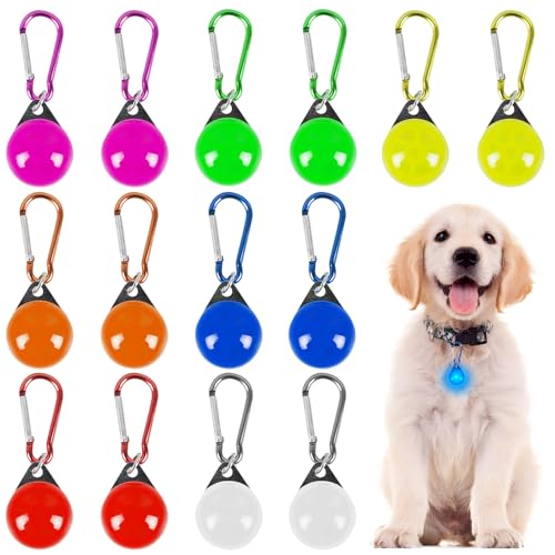 GOEDCH Leuchtanhänger Hund: 14 Stück Sicherheits LED Blinklicht, 3 Blinkmodis LED Licht Leuchtanhänger, 7 Farben Sicherheitsleuchte für Haustiere, Hundelicht für Hunde, Katzen, Jogger, Camper, Kinder GOEDCH Leuchtanhänger Hund: 14 Stück Sicherheits LED Blinklicht, 3 Blinkmodis LED Licht Leuchtanhänger, 7 Farben Sicherheitsleuchte für Haustiere, Hundelicht für Hunde, Katzen, Jogger, Camper, Kinder von GOEDCH