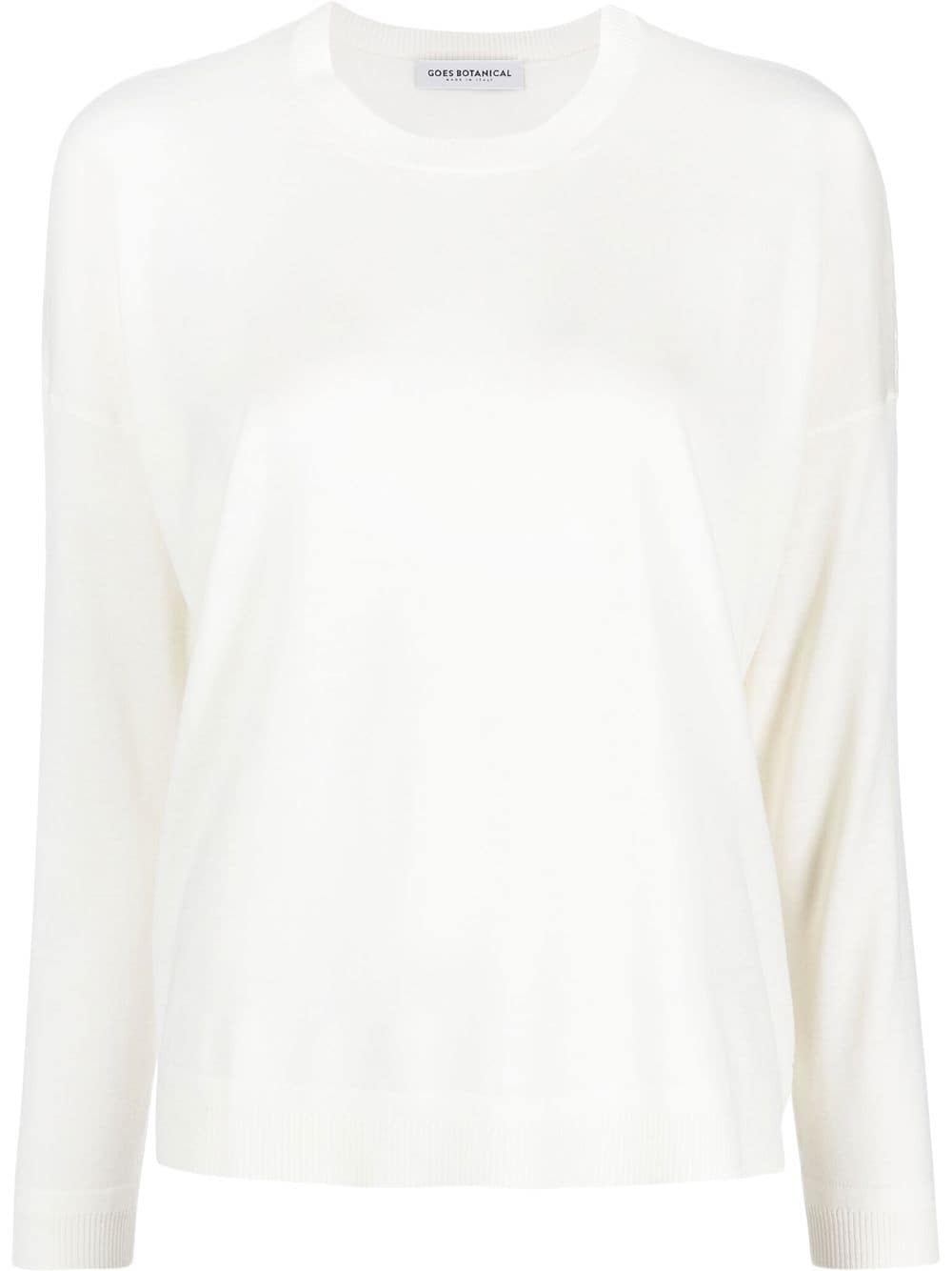 GOES BOTANICAL Klassischer Pullover - Weiß von GOES BOTANICAL