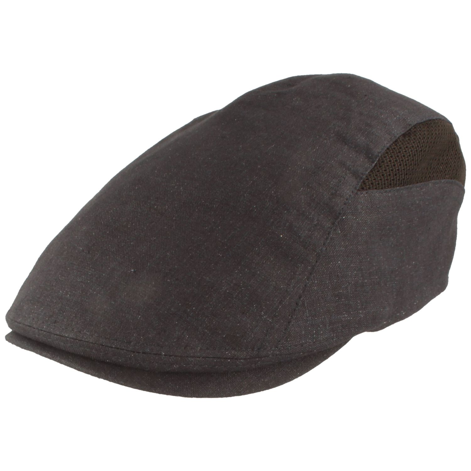 Göttmann sommerliche Leinen-Flatcap Genua mit Netzeinsätzen von GÖTTMANN