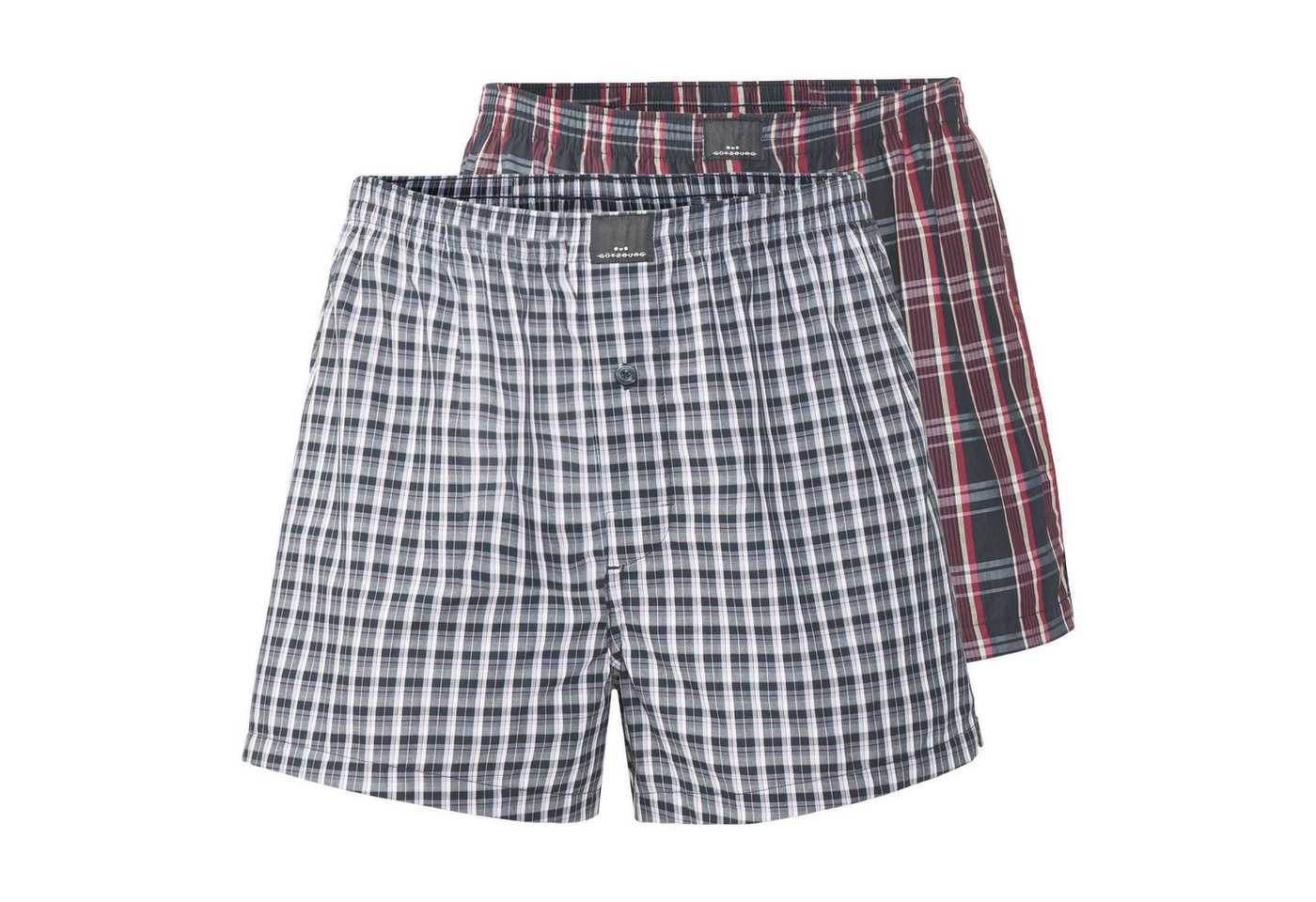 GÖTZBURG Boxershorts Herren Boxershorts 2er Pack - Poplin, Pure Cotton von GÖTZBURG