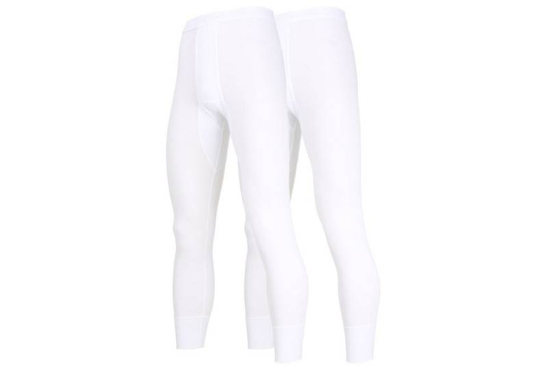 GÖTZBURG Lange Unterhose Classic Fine Rib (2-St) mit Eingriff, Front- und Schrittbereich aufgedoppelt, im 2er Pack von GÖTZBURG